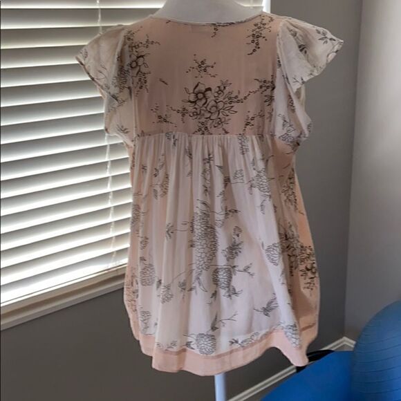 Ulla Johnson Peach and Cream Top - Picture 3 of 6